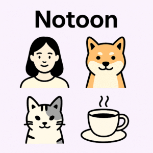Notoon, Ubah Foto Jadi Ilustrasi Gaya Notion
